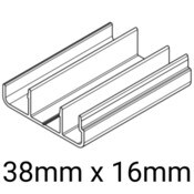 Knotwood Self Mating Slat 38mm x 16mm - 6500mm